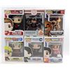 Image 1 : LOT OF 6 ASSORTED FUNKO POPS- VARIETY PACK;