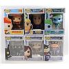 Image 1 : LOT OF 6 ASSORTED FUNKO POPS- DISNEY VARIETY PACK;