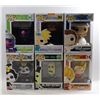 Image 1 : LOT OF 6 ASSORTED FUNKO POPS-  VARIETY PACK;