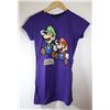 Image 1 : WOMEN'S PAPER MARIO PURPLE T-SHIRT SMALL