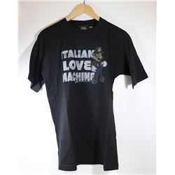 MARIO ITALIAN LOVE MACHINE MEN'S T-SHIRT SMALL