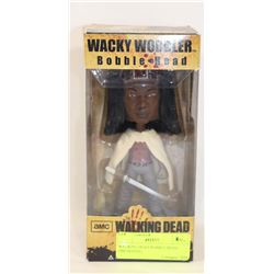 WALKING DEAD BOBBLE HEAD (MICHONNE)