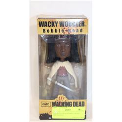 WALKING DEAD BOBBLE HEAD (MICHONNE)