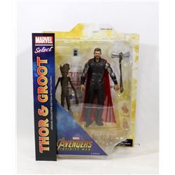 MARVEL SELECT " THOR & GROOT" SPECIAL
