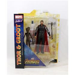 MARVEL SELECT " THOR & GROOT" SPECIAL