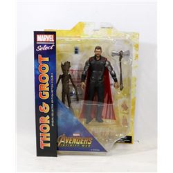 MARVEL SELECT " THOR & GROOT" SPECIAL