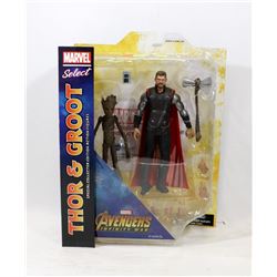 MARVEL SELECT " THOR & GROOT" SPECIAL