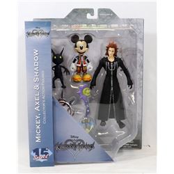 DISNEY KINGDOM HEARTS  "MICKEY, AXEL & SHADOW"