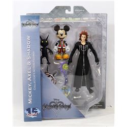 DISNEY KINGDOM HEARTS  "MICKEY, AXEL & SHADOW"