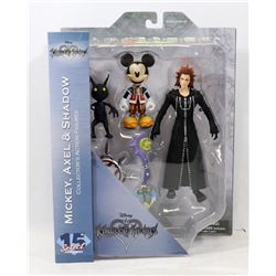 DISNEY KINGDOM HEARTS  "MICKEY, AXEL & SHADOW"