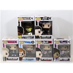 LOT OF 6 ASSORTED FUNKO POPS; ROCKS VARIETY PACK;
