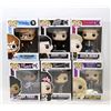 Image 1 : LOT OF 6 ASSORTED FUNKO POPS; ROCK VARIETY PACK;