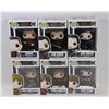 Image 1 : LOT OF 6 ASSORTED FUNKO POPS; GOT VARIETY PACK;