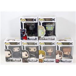LOT OF 6 ASSORTED FUNKO POPS; GOT VARIETY PACK;