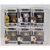 Image 1 : LOT OF 6 ASSORTED FUNKO POPS; GOT VARIETY PACK;
