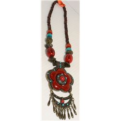 WOMEN'S NATIVE INSPIRED BEADED ORNATE COSTUME