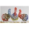 Image 1 : LOT OF 3 ELEPHANT GLASS PIPE