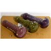 Image 1 : LOT OF 3 GLASS PIPES MISC