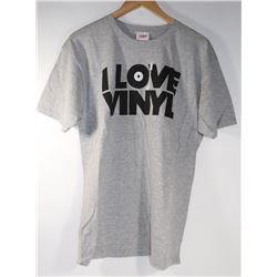 MEN'S I LOVE VINYL T-SHIRT L