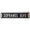 Image 1 : "SOPRANOS BLVD" STREET SIGN 6" X 27.5"