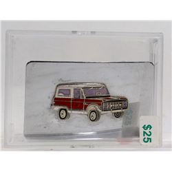 FORD BRONCO SILVER BELT BUCKLE