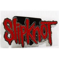 SLIPKNOT BELT BUCKLE- RED & BLACK