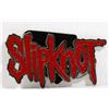 Image 1 : SLIPKNOT BELT BUCKLE- RED & BLACK