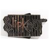 Image 1 : SLIPKNOT BELT BUCKLE- BLACK & SILVER