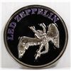 Image 1 : LED ZEPPLIN BELT BUCKLE- BLACK/ SILVER & PURPLE