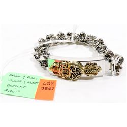 SKULL/ ROSES & SWORD/ HEART HEAVY CHAIN BRACELET