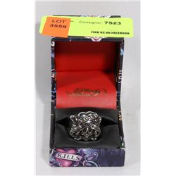 ED HARDY ST. STEEL HEART & SKULL "LOVE KILLS