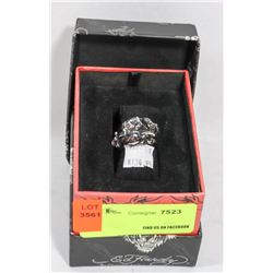 ED HARDY ST. STEEL SKULL & CROSS "TATTOO YOU"