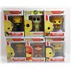 Image 1 : LOT OF 6 ASSORTED FUNKO POPS; VARIETY PACK