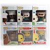Image 1 : LOT OF 6 ASSORTED FUNKO POPS; VARIETY PACK