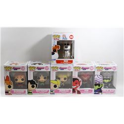 LOT OF 6 ASSORTED FUNKO POPS; VARIETY PACK