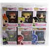 Image 1 : LOT OF 6 ASSORTED FUNKO POPS; VARIETY PACK
