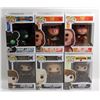 Image 1 : LOT OF 6 ASSORTED FUNKO POPS; VARIETY PACK