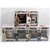 Image 1 : LOT OF 6 ASSORTED FUNKO POPS; VARIETY PACK