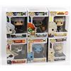 Image 1 : LOT OF 6 ASSORTED FUNKO POPS; VARIETY PACK