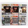 Image 1 : LOT OF 6 ASSORTED FUNKO POPS; VARIETY PACK