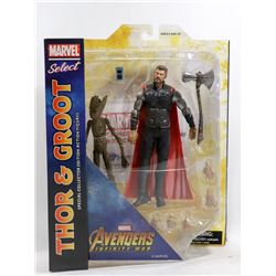 MARVEL SELECT "THOR & GROOT" SPECIAL COLLECTORS