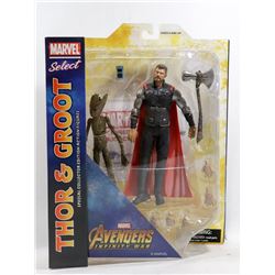 MARVEL SELECT "THOR & GROOT" SPECIAL COLLECTORS