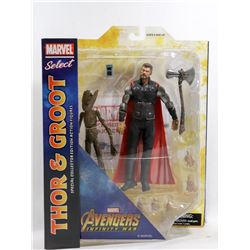 MARVEL SELECT "THOR & GROOT" SPECIAL COLLECTORS