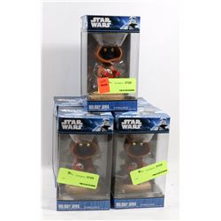 BUNDLE OF 5 STAR WARS "HOLIDAY JAWA" BOBBLE