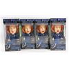 Image 1 : BUNDLE OF 4 THE X FILES "DANA SCULLY" WACKY