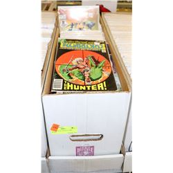 LONG BOX OF VARIOUS COMIC BOOKS