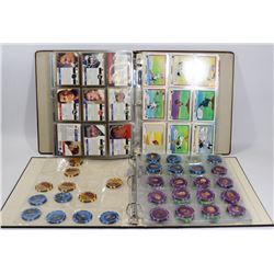 2 BINDERS FULL OF TOPPS WORLD WRESTLING POWER