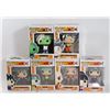 Image 1 : LOT OF 6 ASSORTED FUNKO POPS; ANIMATION PACK
