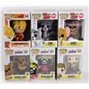 Image 1 : LOT OF 6 ASSORTED FUNKO POPS; VARIETY PACK