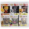 Image 1 : LOT OF 6 ASSORTED FUNKO POPS; VARIETY PACK